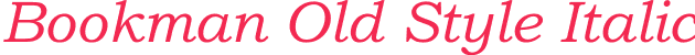 Bookman Old Style Italic